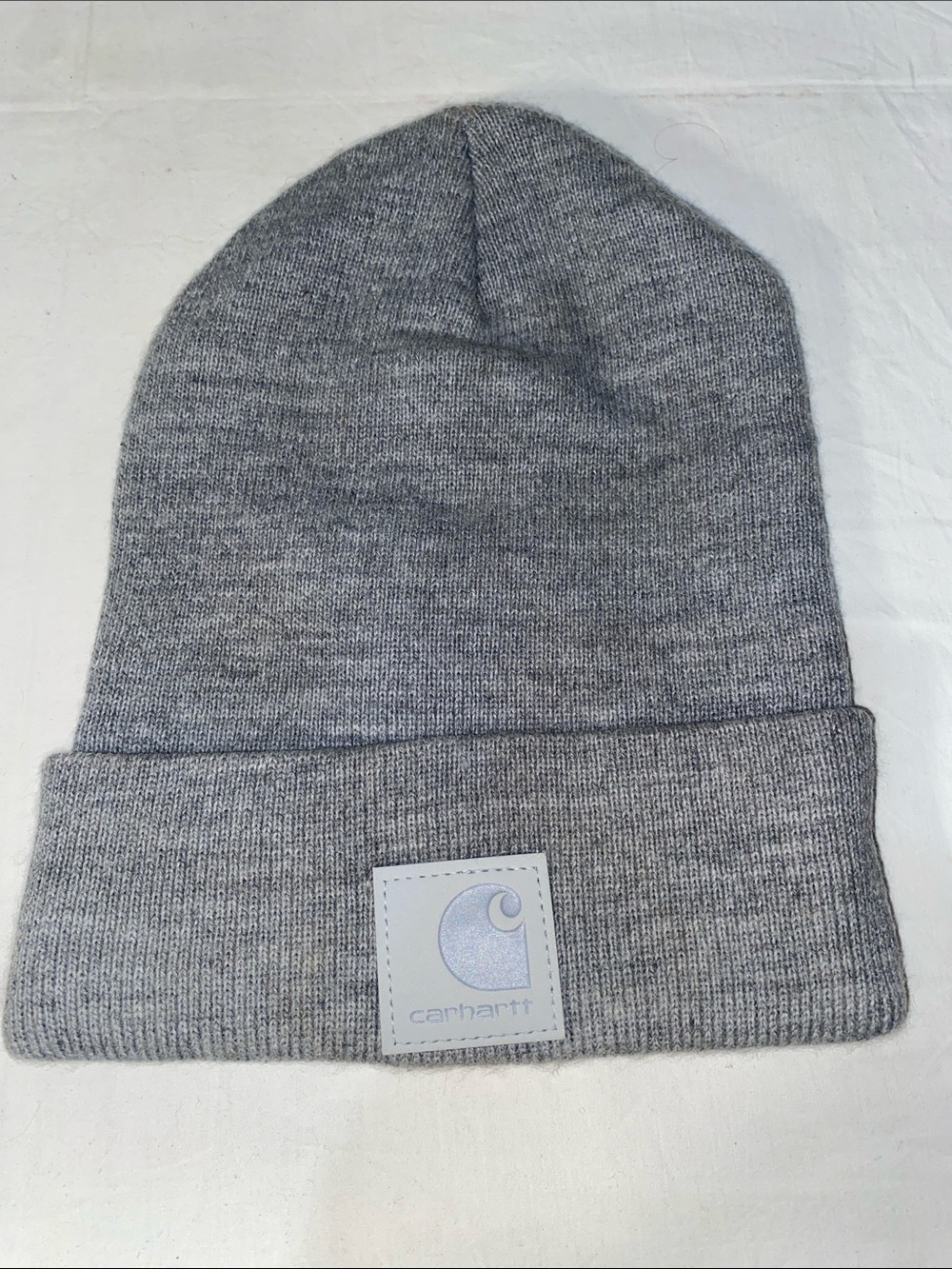 Carhartt Heather Gray Cuffed Knit Beanie
